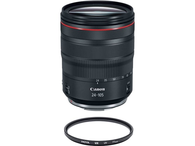Objetivo CANON RF 24-105mm F4L IS USM + Hoya UX UV 77mm