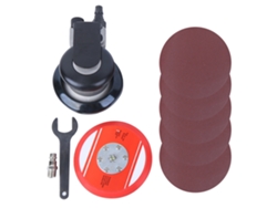 Lijadora Y Pulidora Neumática De 5 Pulgadas Con 5 Discos De Lijado Y Conector Americano.