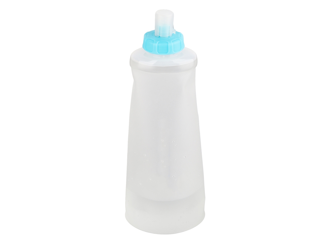 Botella De Agua Blanda Y Transparente De 1 Litro De Gran Capacidad, Portátil Y Plegable, De Tpu, Ideal Para Correr Y Caminar.