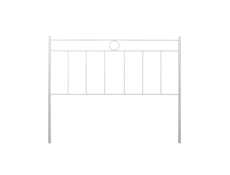 Cabecero de Forja FACTORY MUEBLES Leo, Blanco Cama de 135 cm (140 cm x 125)