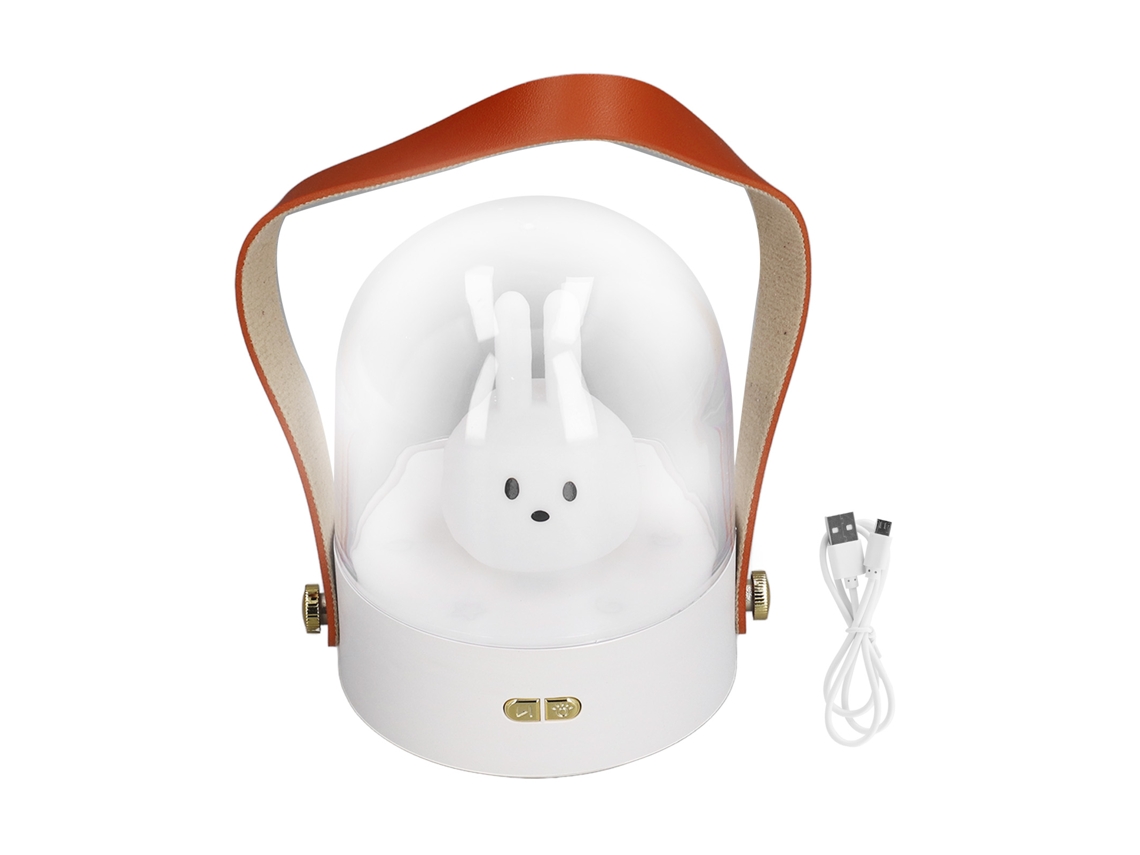 2026-lámpara Nocturna Portátil Con Música Infantil, 3 Niveles De Brillo, Recargable Usb, Diseño Cutoon Para Dormitorio Y Mesa