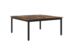 Maison Exclusive - Mesa De Café Roble Humo 100 X 100 X 45 Cm Madera De Ingeniería