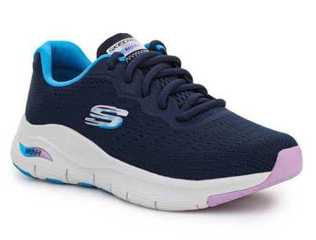 Zapatillas Deportivas SKECHERS Arch Fit Infinity Cool (Azul Mariño - Tejido, Material Sintético- 39)