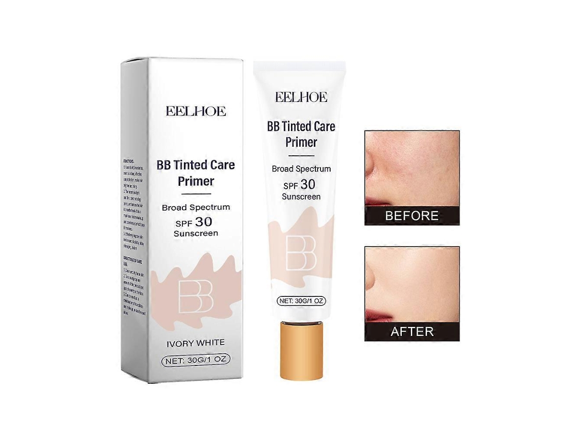 Hidratante Colorido Bb Blur Fps30 Protetor Solar Primer De Longa Duração Leve E Transparente Para Mulheres
