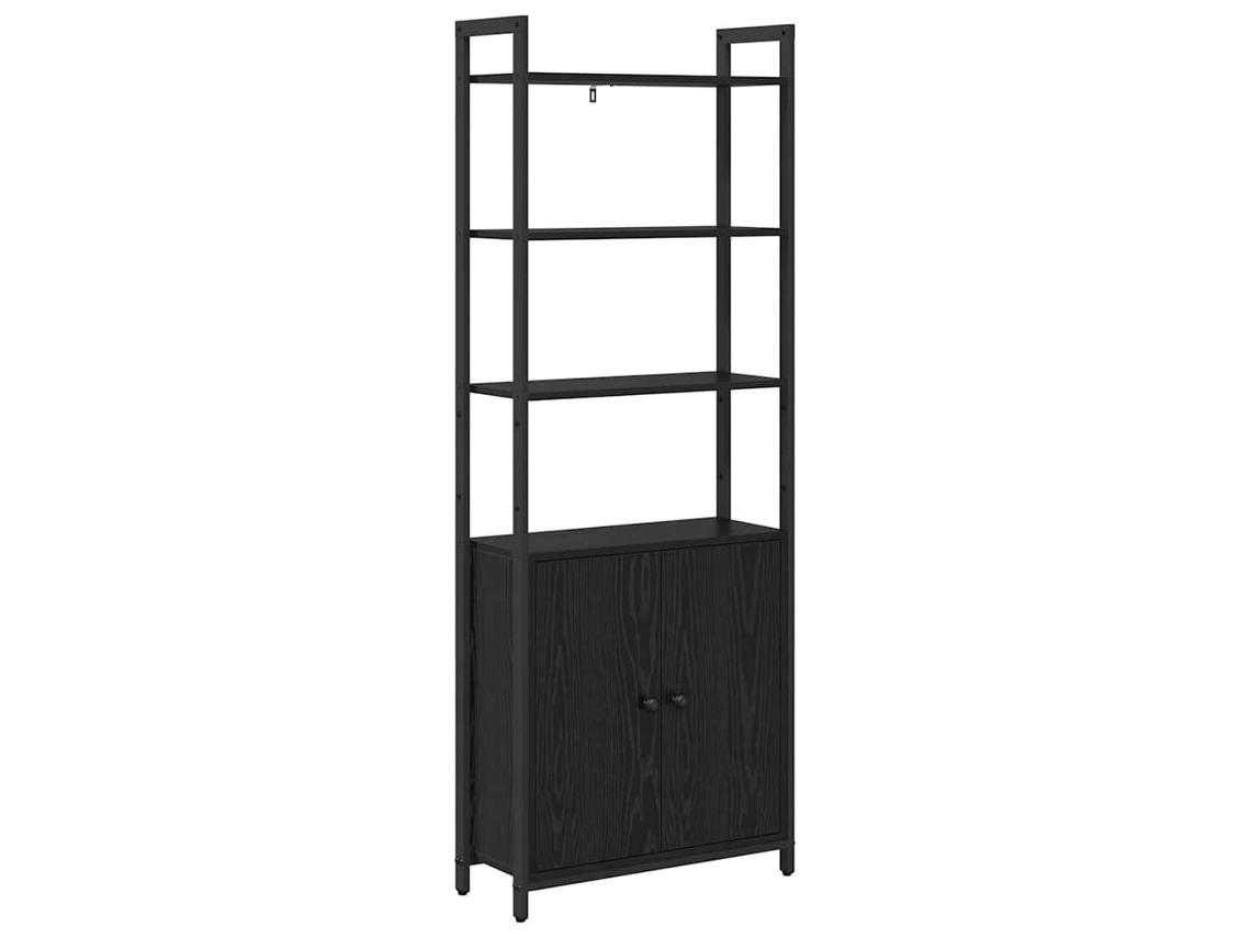 Librería de roble negro 60 x 24 x 161 cm MAISON EXCLUSIVE