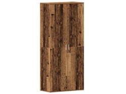 Zapatero con puerta de madera antigua y madera procesada MAISON EXCLUSIVE (80x39x178 cm)