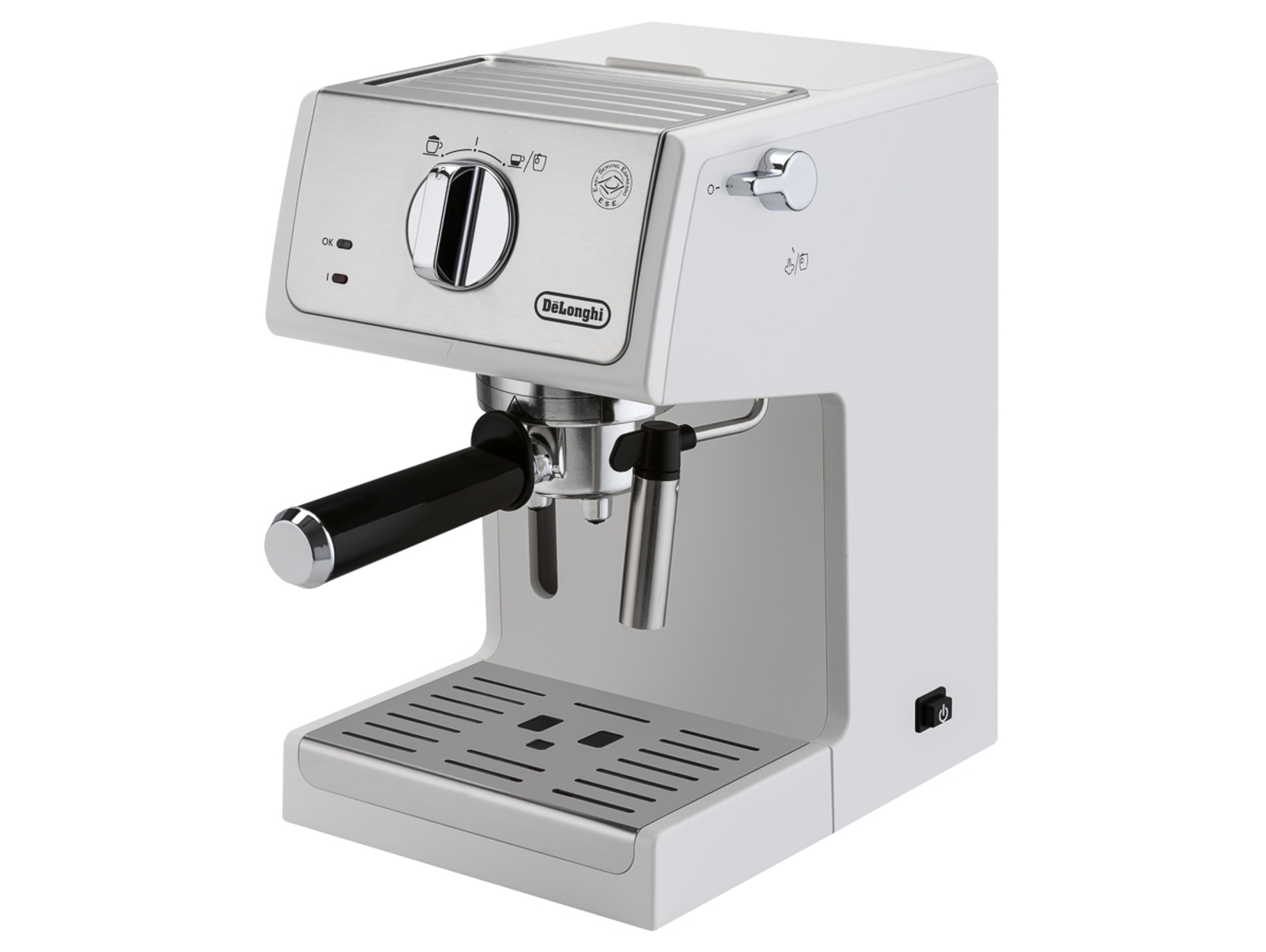 Cafetera DELONGHI ECP33.21.W (15 bar - Café molido y Monodosis)