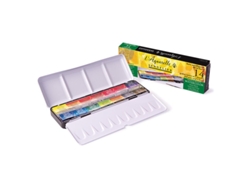 Acuarela Caja Metálica 14 Sennelier Sartenes Enteros Extra Finos