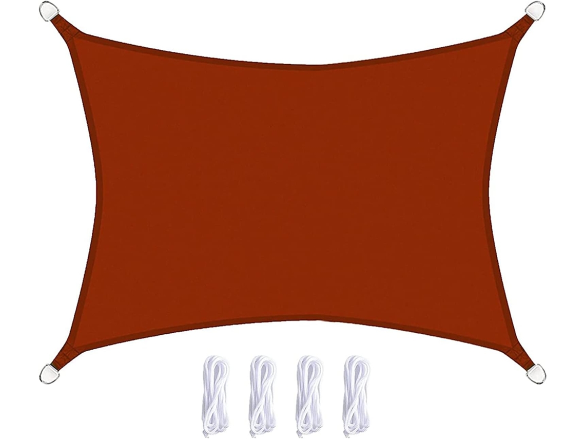 Vela De Sombra Impermeable 2,4 Pies Protección Uv X