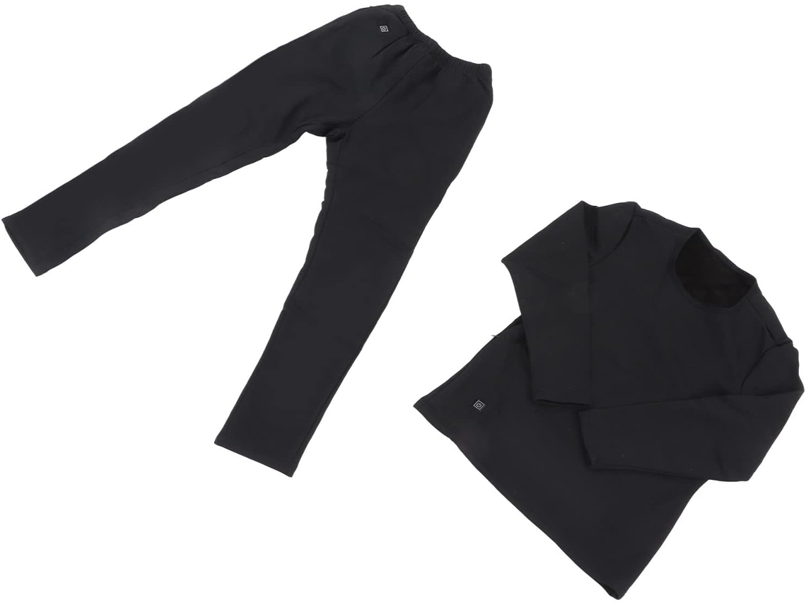 Conjunto De Sous-vetements Chauffants Électriques Remembrances Et Épais Pour Se Réchauffer En Hiver