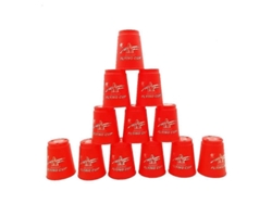 Juego Oficial De Speed Stacks: 12 Vasos Para Entrenamiento De Velocidad, Juegos, Viajes Y Fiestas.