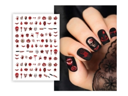 Pegatinas para Uñas Sangrientas