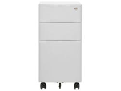 Archivador móvil de acero 30x45x59 cm Gris claro MAISON EXCLUSIVE