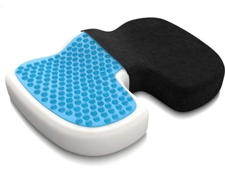 Cojín ortopédico de gel para asiento de coche, oficina y silla de ruedas Tamaño: grande GELLDG
