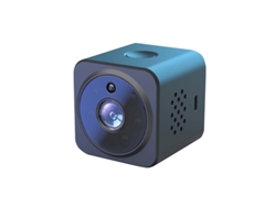 Minicámara 1080p Con Wi-fi, Voz Bidireccional, Detección De Movimiento Y Visión Nocturna Fotosensible (negra)