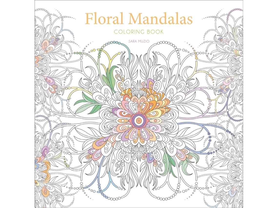 Libro Floral Mandalas de Sara Muzio (Inglés)