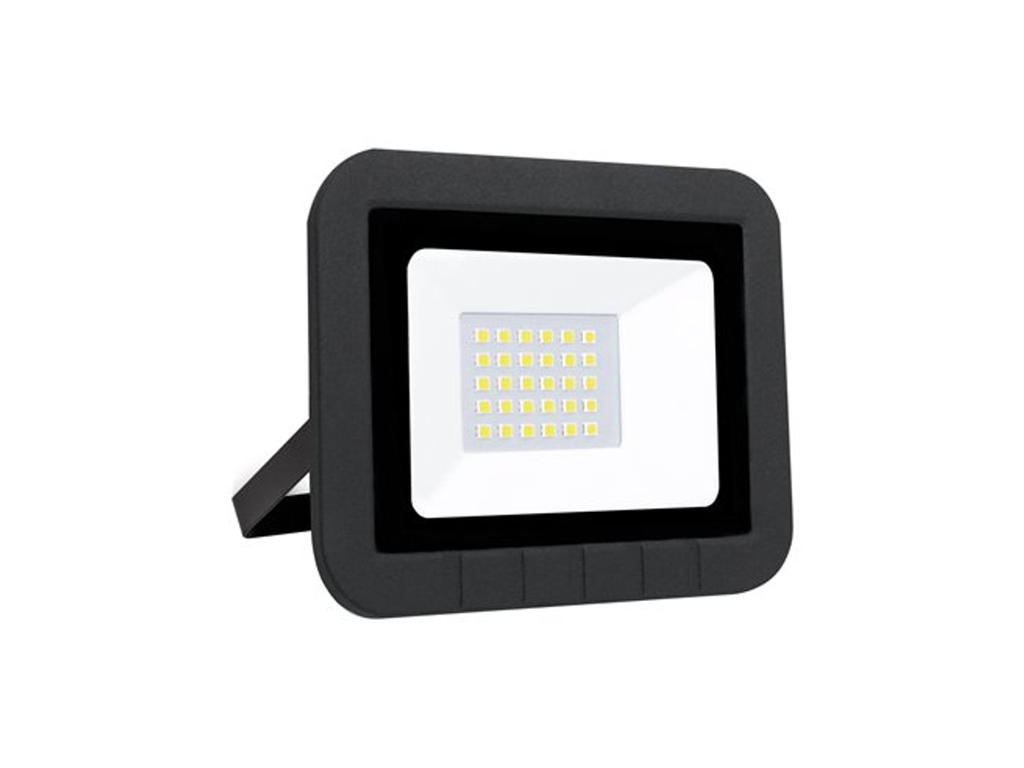 Proyector Led Plano Negro MATEL Ip65 10W Cálido
