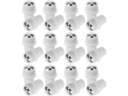 Paquete De 50 Tapones De Bola Recargables De Acero Inoxidable Grueso Con Aplicador Roll-on Para Botellas.