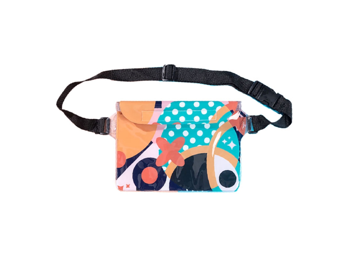 Riñonera Impermeable De Pvc Para Teléfono Móvil, Ajustable Con Cinturón, Para Playa Y Natación, Color Verde.