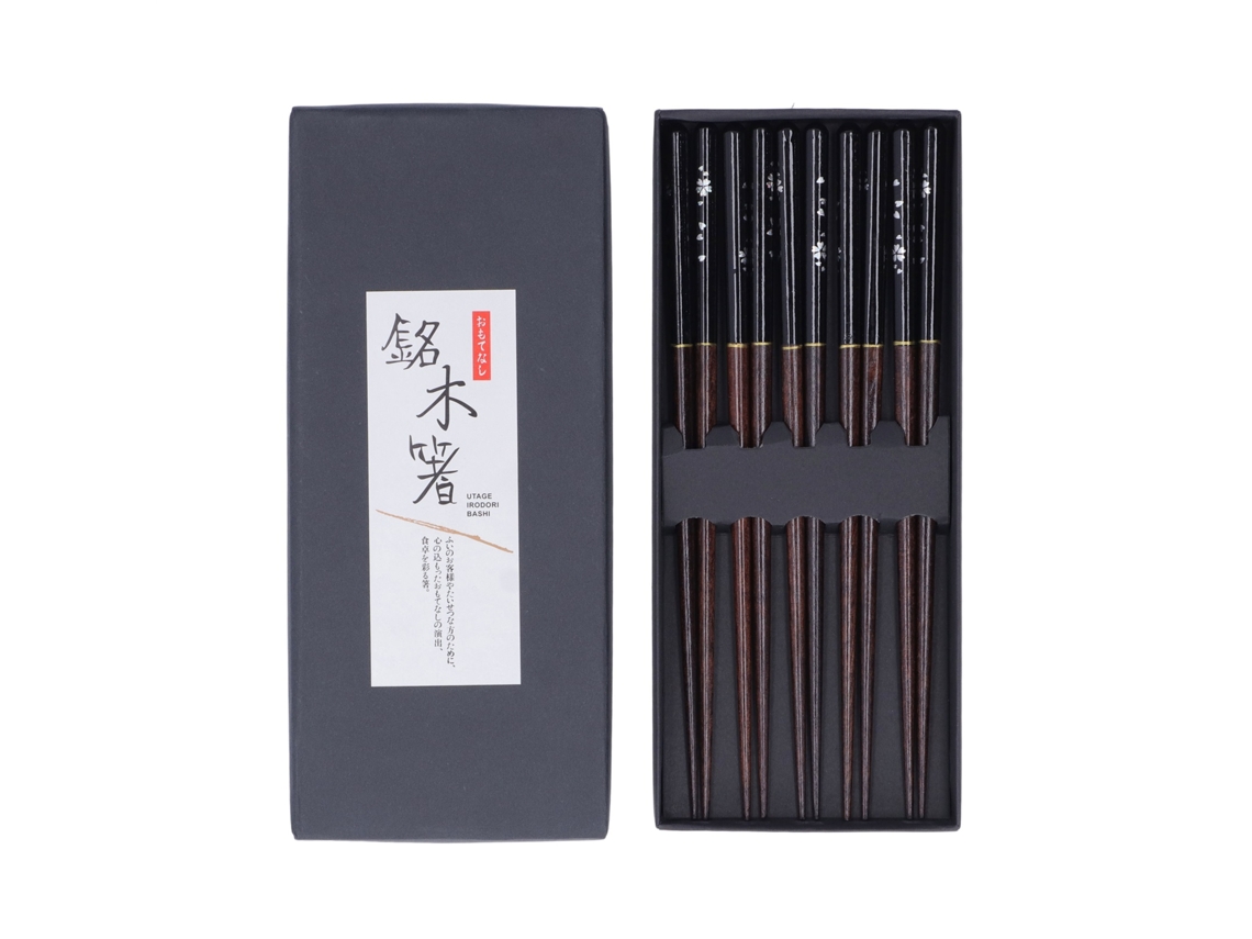 5 Pares De Dispensadores De Cerveza Reutilizables De Madera De Palisandro De 23 Cm, Seguros Para Sushi Y Ramen, Estilo Japonés. Regalo Ideal.