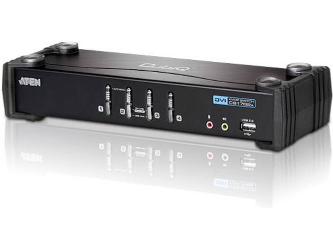 Chaveador KVM ATEN (KVM - KVM - Negro)