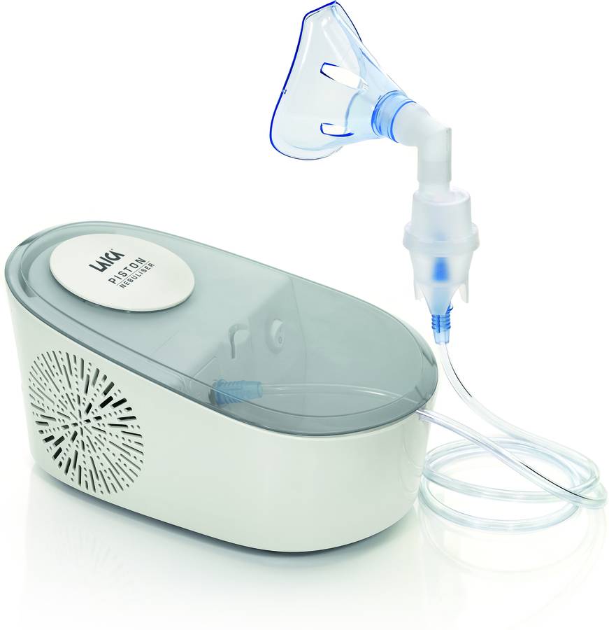Laica Ne2012 Inhaladornebulizador a pistones se puede usar con todo tipo de medicamentos un compartimento para guardar