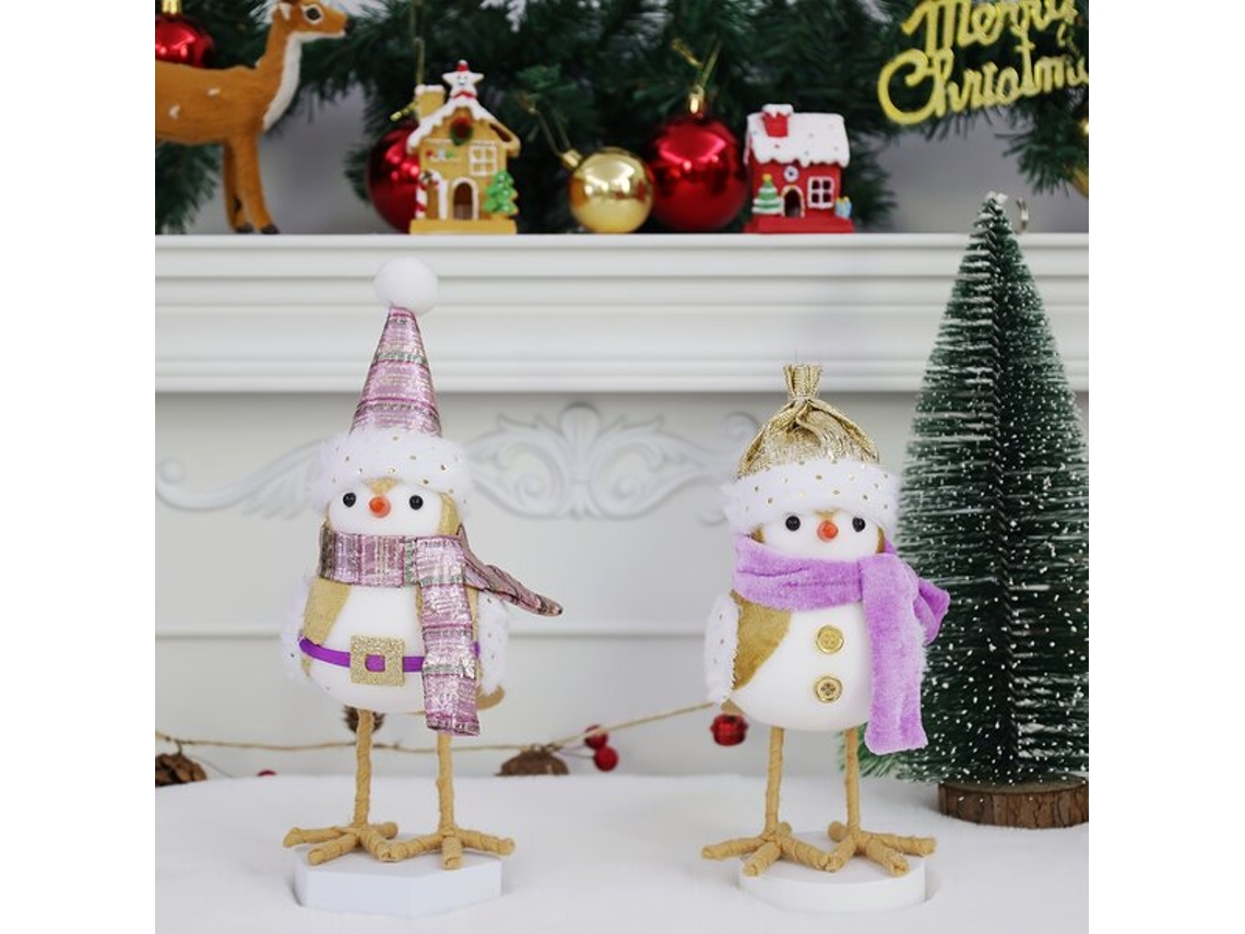 Decoración navideña de lujo con forma de pájaro de Vayotoy