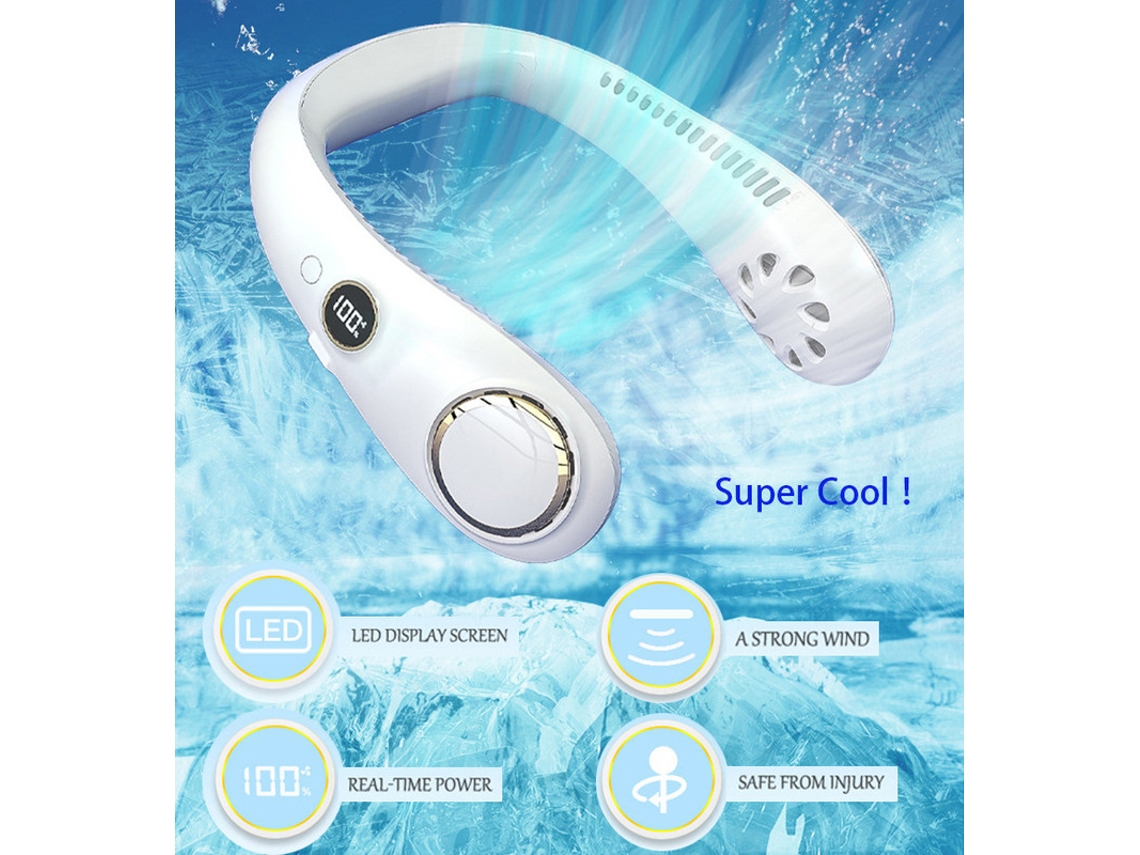 Ventilador Portátil YIZHOOD Fans301 3 Velocidades Blanco
