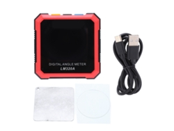 Inclinómetro Digital Lm320a Con Pantalla Lcd Y Retroiluminación, Medidor De Ángulo Con Base Magnética, Protracción Electrónica
