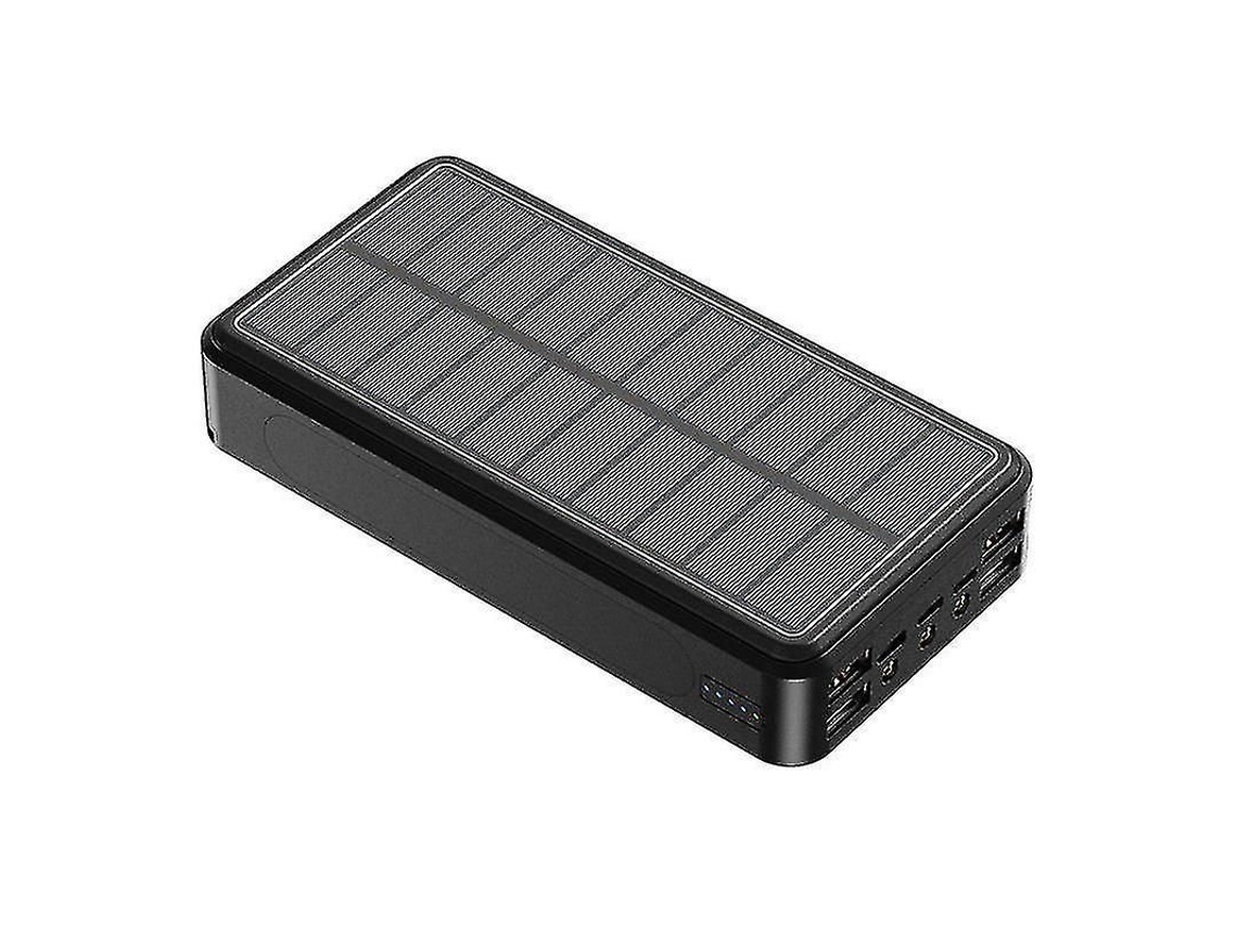 Cargador Inalámbrico Portátil De 100 000 Mah Con Paneles Solares De Silicio Monocristalino Y Múltiples Puertos.