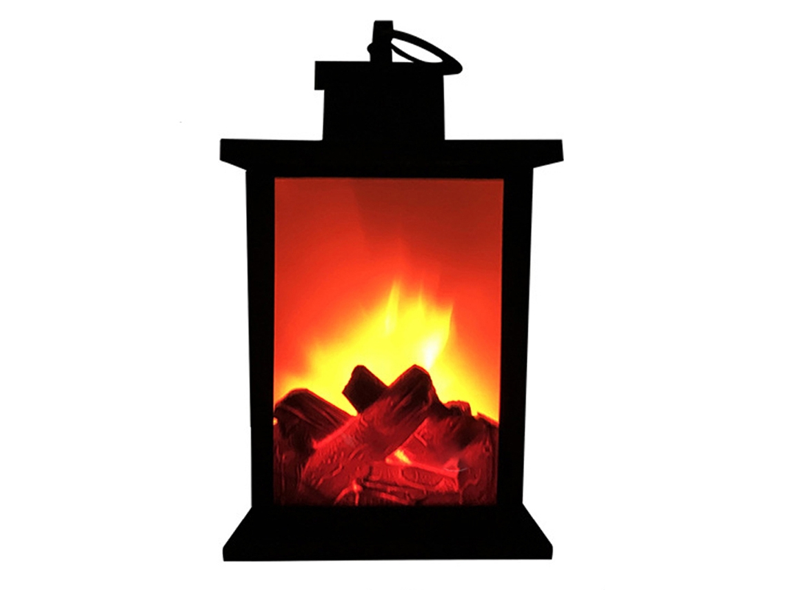 Lámpara de chimenea LED sin llama simulada