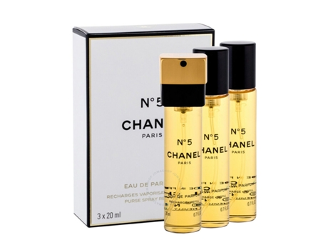 Set de Perfume Chanel Twist & Spray Nº 5 3 Piezas