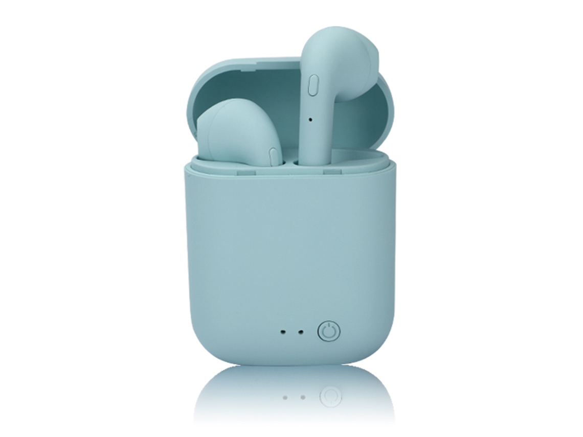 (azul) Auriculares Inalámbricos Deportivos Bluetooth Estilo Macaron, Auriculares Intrauditivos Inalámbricos 5.0 Mate