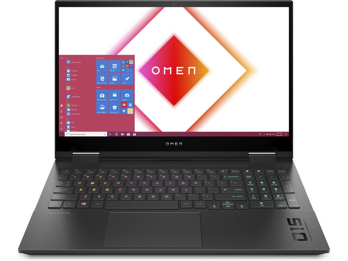 Portátil Gaming HP OMEN 15-ek1011ns (Intel Core i7-10870H - NVIDIA GeForce RTX 3060 - RAM: 16 GB - 1 TB SSD - 15.6'')