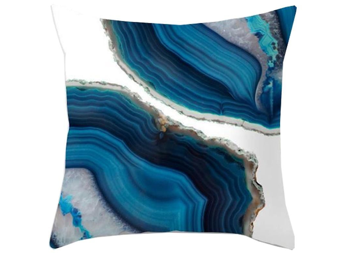 2026-funda De Almohada Cuadrada Geométrica Para Sofá Cojín Decorativo Hogar Coche Tela Algodón Poliéster 45x45cm