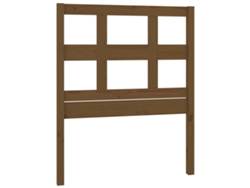Maison Exclusive - Cabecero De Cama Madera Maciza Pino Marrón Miel 80,5x4x100 Cm