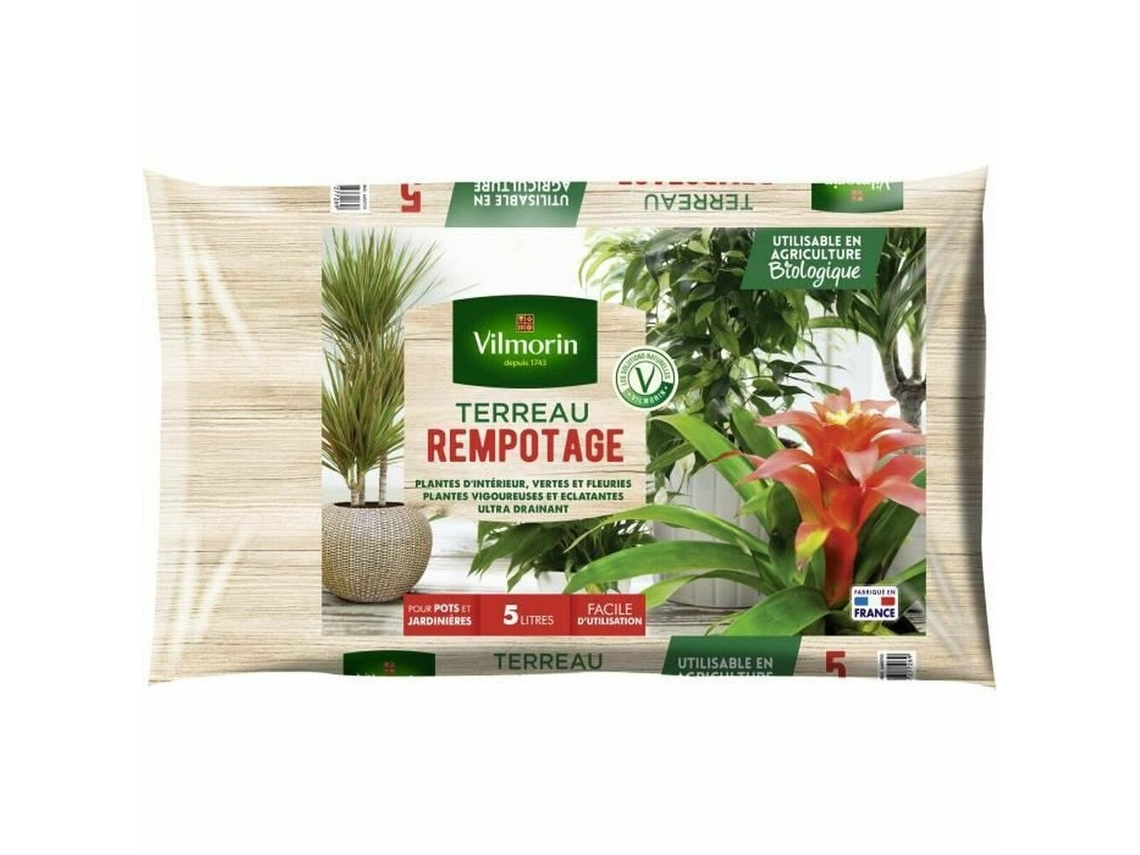Tierra para macetas VILMORIN Trasplante 5 L