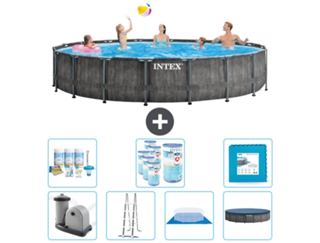 Piscina Tubular INTEX 26744GN-CB42 (24311 L - 549x122cm)