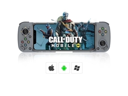 Mando inalámbrico para juegos móviles Android/iPhone, compatible con PS Remote Play, juegos en la nube y juegos arcade MFI, color gris Siurn