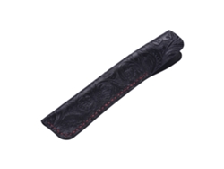 Estuche de cuero hecho a mano para bolígrafo, funda estilográfica, bolso Vintage para bolígrafo de un solo bolígrafo, 6,3x1,2 pulgadas #6
