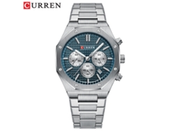 Reloj De Negocios Octogonal Para Hombre Con Correa De Acero, Resistente Al Agua, Seis Agujas E Indicador De Fecha.