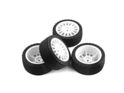 Piezas de neumáticos de carreras para coches RC Kyosho Tamiya 110