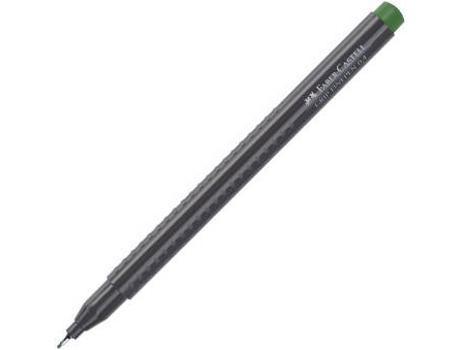 Marcador FABER-CASTELL Fino (Verde Olivera - 0.4 mm)