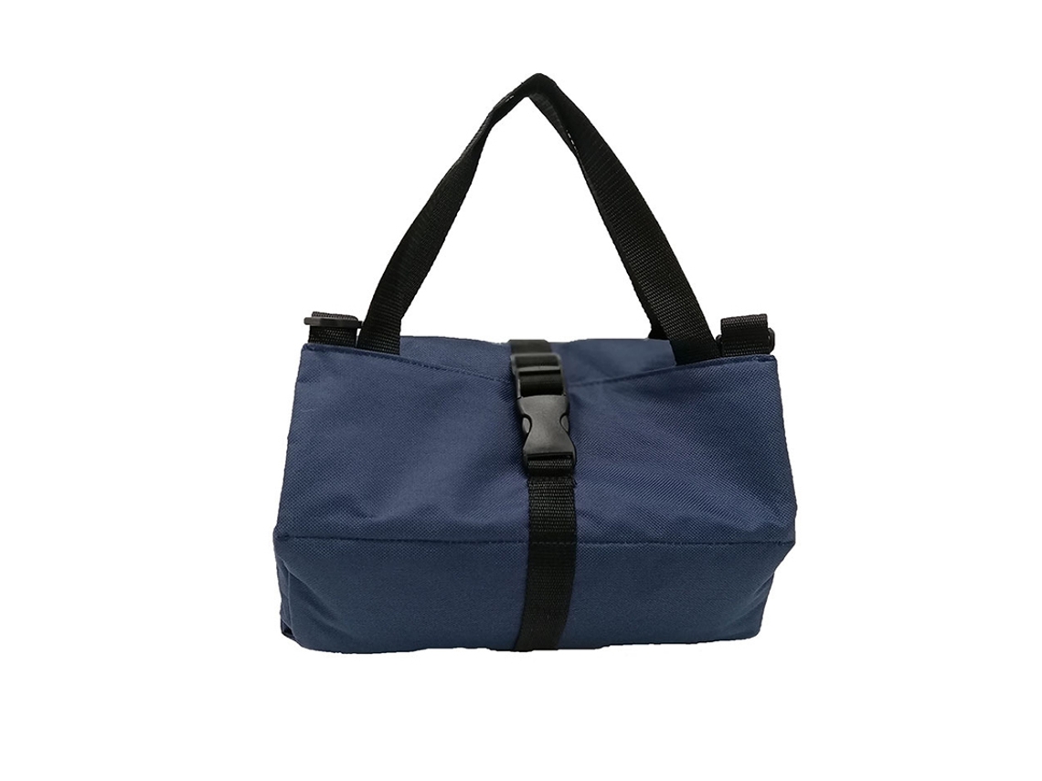 Bolsa De Herramientas Portátil Con Hebilla, Tela Oxford, Para Guardar Herramientas Y Repuestos De Automóviles, Azul Oscuro.