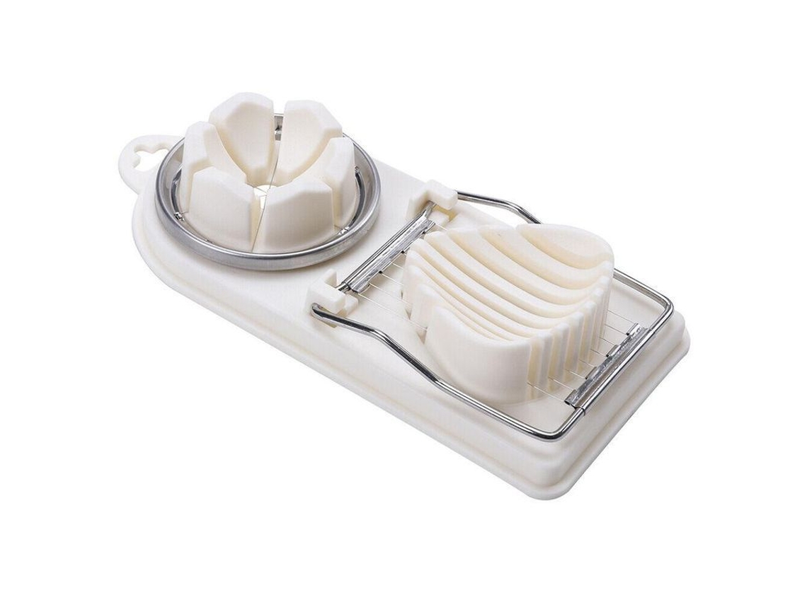 2026da-cortador De Huevos De Acero Inoxidable 2 En 1 Moldes De Flor Para Cocina Lzq Blanco