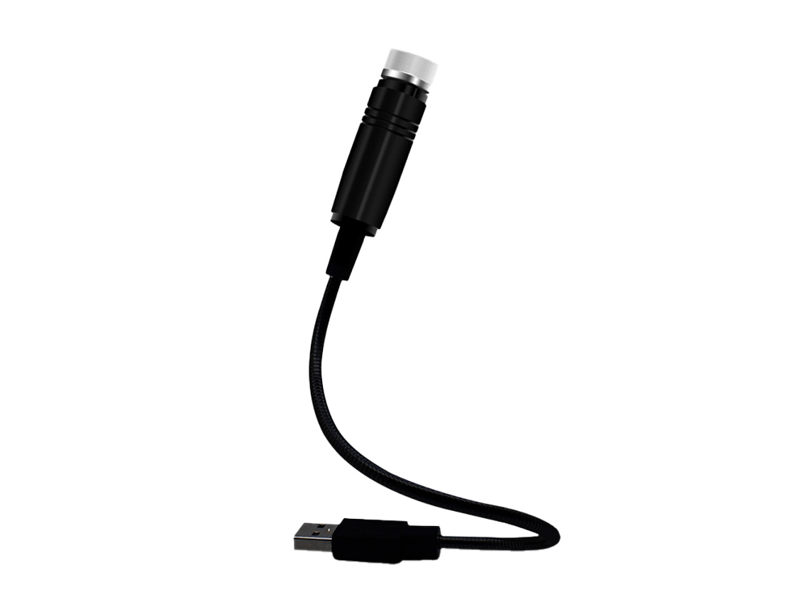 Proyector de estrellas con luz nocturna USB, luces nocturnas para decoración de coche