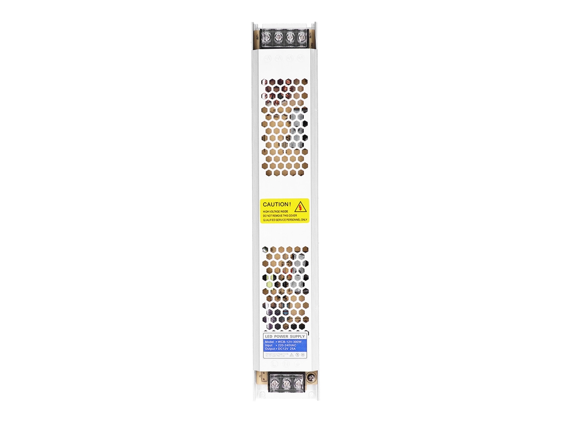 Fuente De Alimentación Switching Led Ultra Delgada 12v 300w, 310x55x24mm, Aluminio, Estable