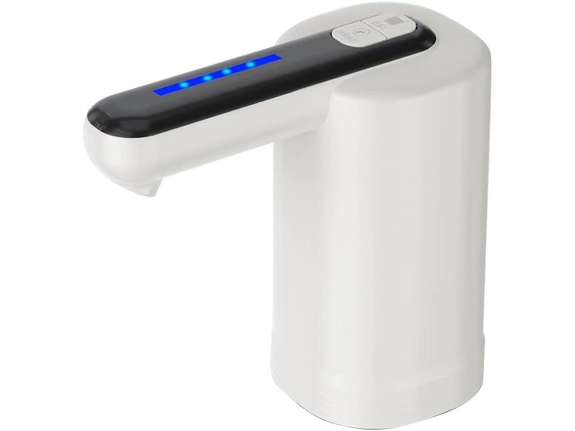 Bomba de agua universal de 5 galones con 2 motores de bombeo rápido, carga USB portátil, fácil de instalar y usar. Mdug