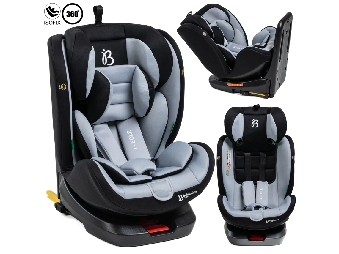 Silla de coche para bebé con ISOFIX giratoria 360° (grupos 0+/1/2/3) - Bebelissimo I-eole - 40-150 cm