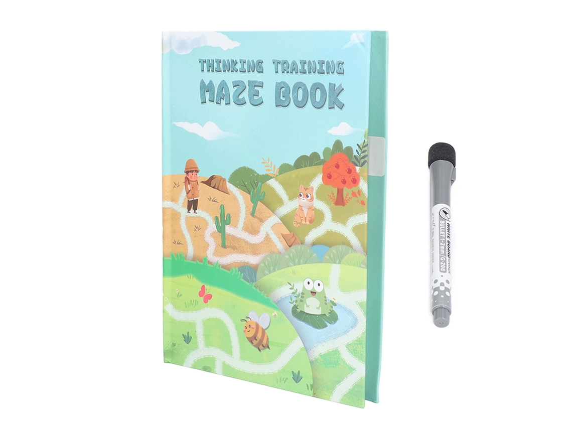 Cuaderno de laberintos 2026 para niños de 2 a 8 años: 24 desafíos para la coordinación mano-ojo y la resolución de problemas con lápiz y bolígrafo.